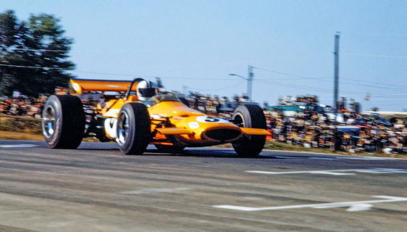 Denny Hulme driving a McLaren-Ford