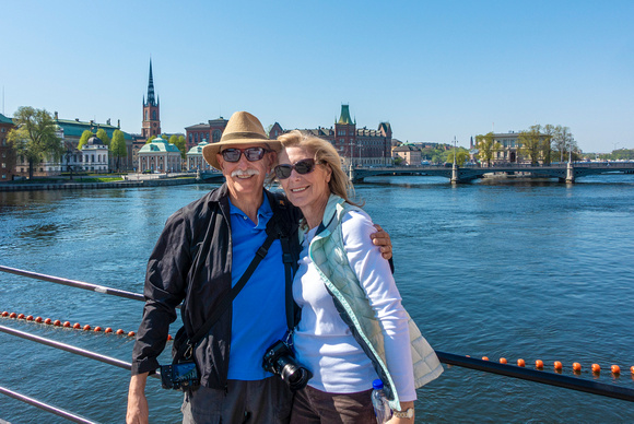 Barbara and I in Stockholm