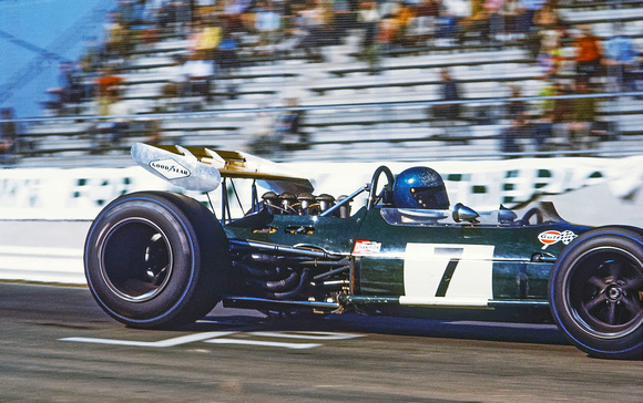 Jackie Ickx driving a Brabham-Ford